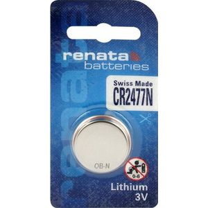 Renata CR2477N lithium 3V batterij (met rand)