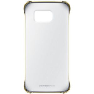 Galaxy S6 Edge Clear Cover goud EF-QG925BFEGWW
