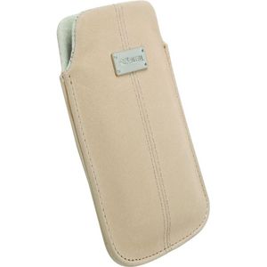 Krusell Luna mobile pouch L zandkleur