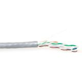 U/UTP kabel CAT6 op rol 100 meter grijs met adersplitter