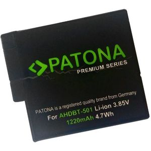GoPro Hero 5, 6, 7 accu AHDBT-501 (Patona Premium)