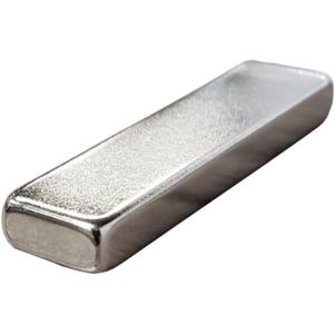 Neodymium blokmagneet 40 x 10 x 5 mm N42