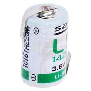 Saft LS14250 lithium 1/2 AA batterij met Z-tags (3,6V)