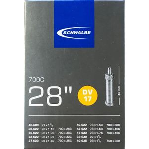 Schwalbe fiets binnenband 28 inch DV 17