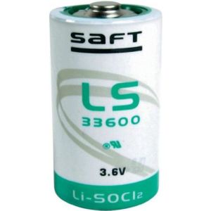 Saft LS33600 lithium D batterij (3,6V)