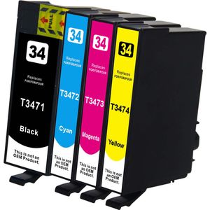 Huismerk Epson 34XL voordeelset