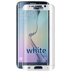 Glazen screen protector voor Samsung Galaxy S7 edge wit