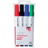 Quantore whiteboardmarker 1-1,5mm rond 4 stuks