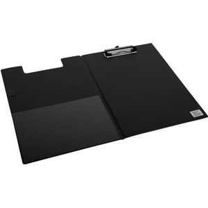 Zwarte Quantore klembordmap A4 met 100 mm klem en penlus
