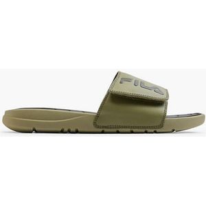 Fila, Groene Badslipper Klittenband, Heren, Green, Maat 41, Vanharen