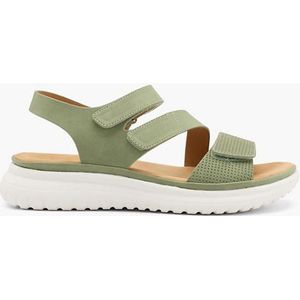 Easy Street, Groene Comfort Sandaal Memory Foam, Dames, Green, Maat 41, Vanharen