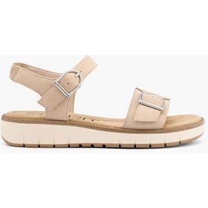 Esprit, Beige Sandaal, Dames, Beige, Maat 41, Vanharen