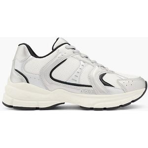 Oxmox, Zilveren Sneaker, Dames, Silver, Maat 41, Vanharen