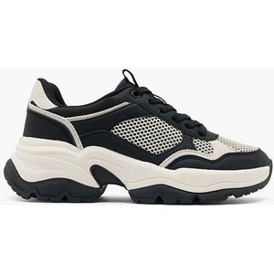 Oxmox, Zwarte Sneaker, Dames, Black, Maat 41, Vanharen
