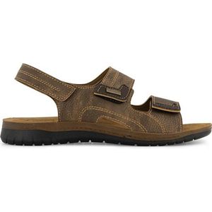 Easy Street, Bruine Comfort Sandaal, Heren, Brown, Maat 42, Vanharen