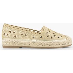 Graceland, Gouden Espadrille, Dames, Gold, Maat 40, Vanharen