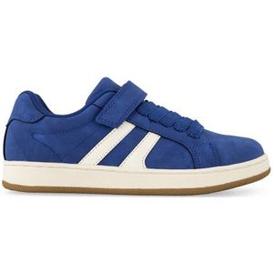 Vty, Blauwe Sneaker Klittenband, Blue, Maat 33, Vanharen