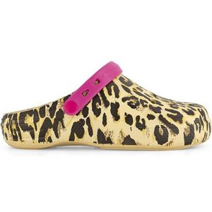 Blue Fin, Panterprint Clog, Dames, Leopard, Maat 39, Vanharen