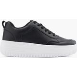 Graceland, Zwarte Sneaker, Dames, Black, Maat 41, Vanharen