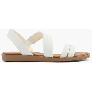 Graceland, Witte Sandaal, Dames, White, Maat 38, Vanharen