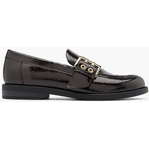 Graceland, Bruine Loafer Sierketting, Dames, Brown, Maat 39, Vanharen