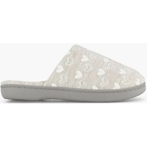 Casa Mia, Grijze Instap Pantoffel, Dames, Grey, Maat 40, Vanharen