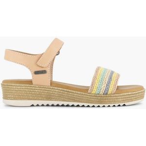 Esprit, Roze Platform Sandaal Klittenband, Pink, Maat 33, Vanharen