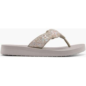 Graceland, Grijze Teenslipper, Dames, Grey, Maat 36, Vanharen