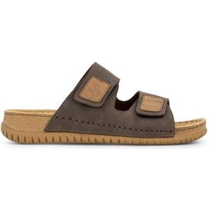 Easy Street - Comfort Slipper - Bruin - Synthetisch - Klittenband