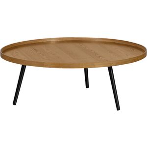 MESA BIJZETTAFEL XXL HOUT NATUREL 36xØ100CM