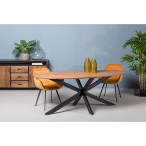 Eettafel Oslo Ovaal Acacia 210