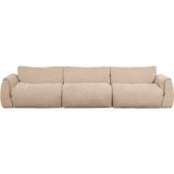 BAGGY 3-ZITS BANK GEWEVEN CHENILLE ZAND