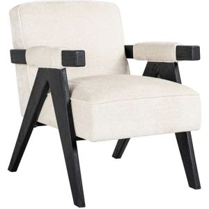 Fauteuil Cooper white chenille (Bergen 900 white chenille)