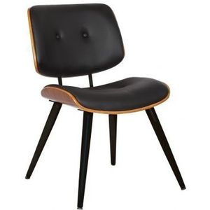Design Meubels - Eetkamerstoel Ray III Zwart Zithoogte 49cm