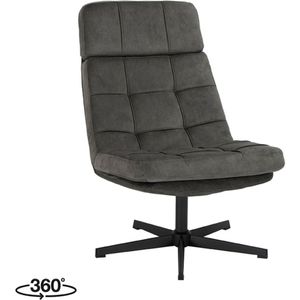 Fauteuil Alvar - Antraciet - Cosmo