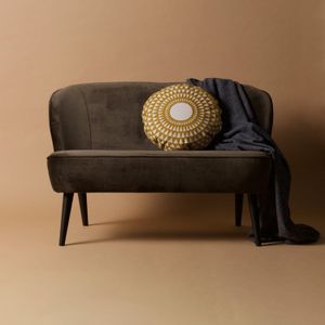 WOOOD Sara Bankje - Velvet - Warm Groen - Onderdeel van de Sara-collectie