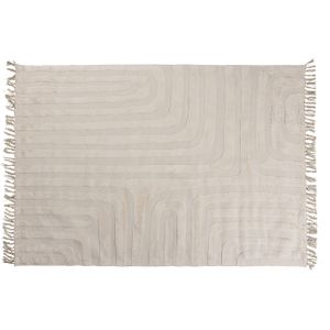 WOOOD Exclusive Zita Vloerkleed - Katoen - Naturel - 1x170x240