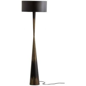 Blackout Too Staande Lamp Metaal Zwart/brass