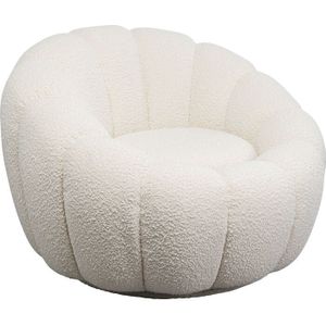 Draaifauteuil Peppo Bloom White