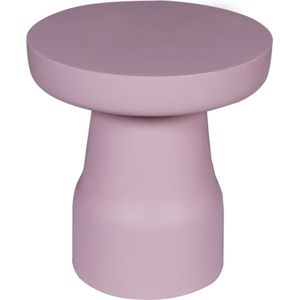Drum - Bijzettafel - Roze - Mangohout