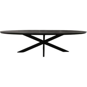 Eettafel Brandy Black | 180 cm | Ovaal