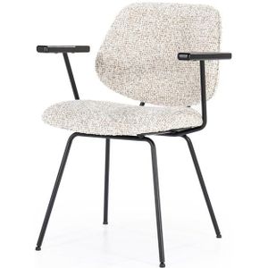 Stoel Jon met arml - beige Maywood