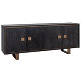 Dressoir Hunter 4-deuren (Black rustic)