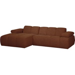 MOJO CHAISE LONGUE LINKS BOUCLE ROEST BRUIN MELANGE