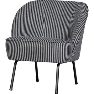 VOGUE FAUTEUIL STREEP ZWART/GRIJS