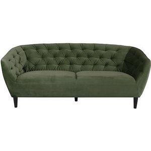 Sofa Jerry 3-zits Velvet Groen