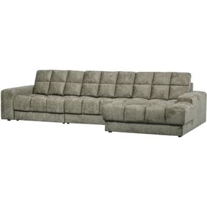 SECOND DATE CHAISE LONGUE RECHTS STRUCTURE VELVET FROST