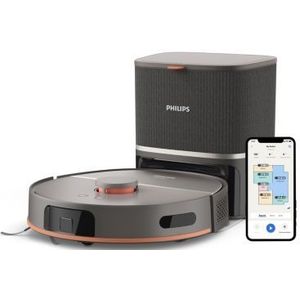 Philips Zuig- en dweilrobot HomeRun 5000-serie - Robotstofzuiger met dweilfunctie - XU5100/10