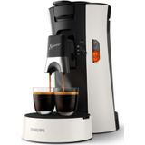 Philips Senseo Select - Koffiezetapparaat met cupjes - Wit - Zwart