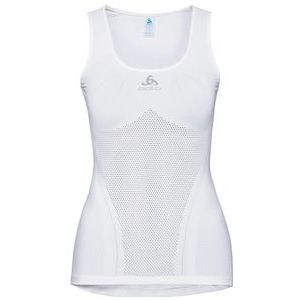 Fietsshirt Odlo Womens Suw Top Crew Neck Singlet Breathe White-XS